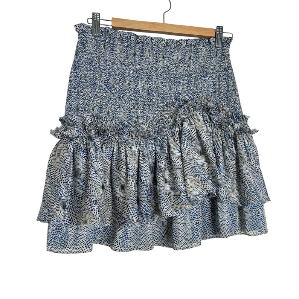Alexis Smocked Ruffle Mini Skirt